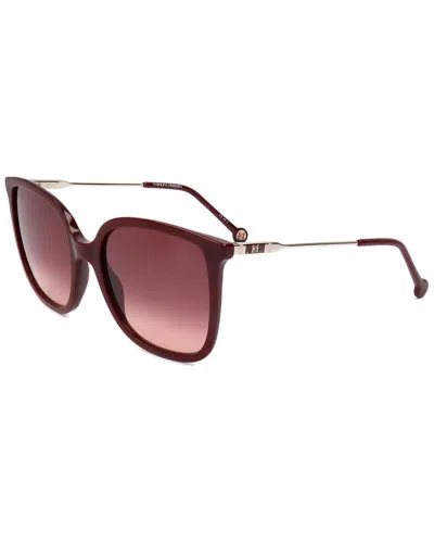 Carolina Herrera Women's Ch 0070/s Lhf 56mm Sunglasses In Red