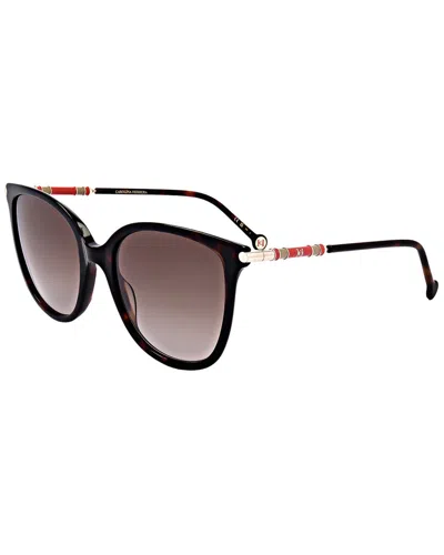 Carolina Herrera Women's Ch0023s 55mm Sunglasses In Brown