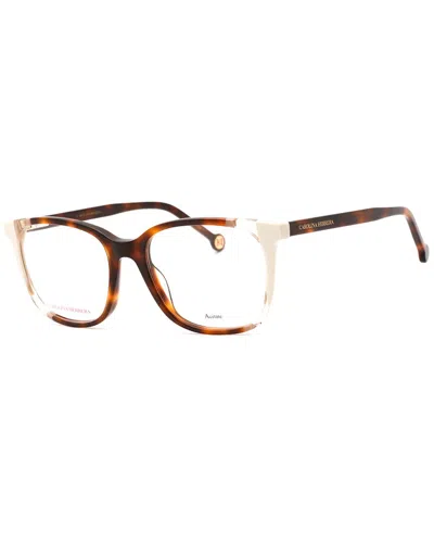 Carolina Herrera Women's Ch0065 52mm Optical Frames In White