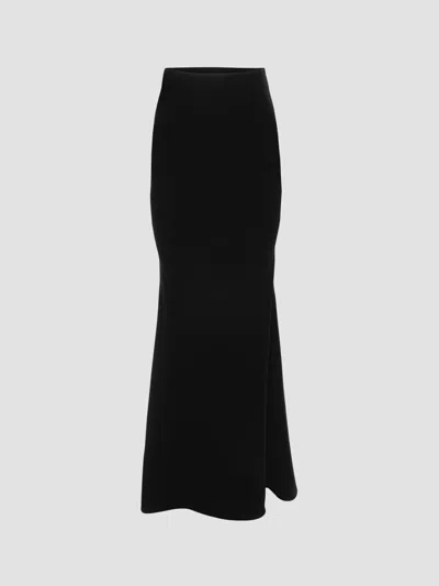 Carolina Herrera Chalet Trumpet Floor-length Skirt In Black