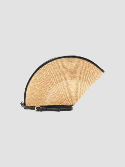 Carolina Herrera Women's Consuelo Raffia Clutch In Natural