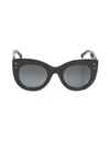 Carolina Herrera Women's Her 50mm Cat-eye Sunglasses In Black