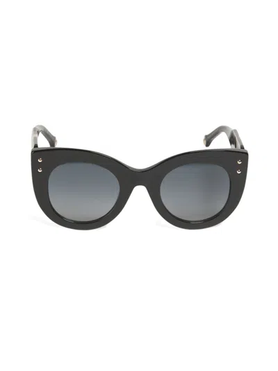Carolina Herrera Women's Her 50mm Cat-eye Sunglasses In Black