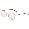 Carolina Herrera Women's Opticals In Gold
