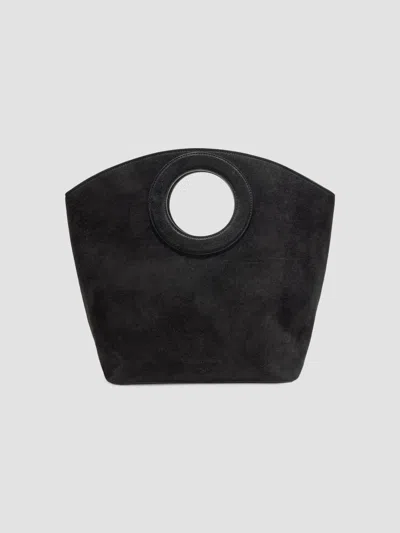 Carolina Herrera Women's Paloma Suede Tote Bag In Black
