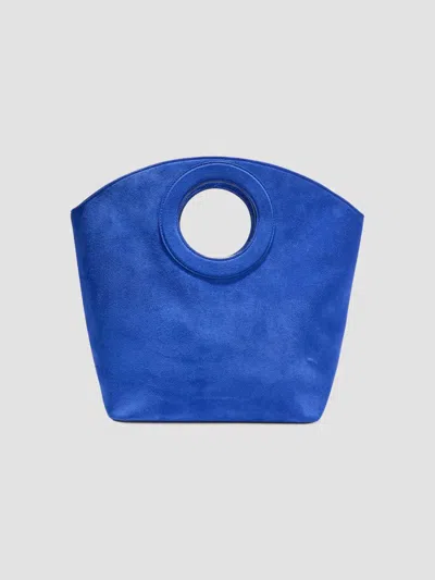 Carolina Herrera Women's Paloma Suede Tote Bag In Ultramarine