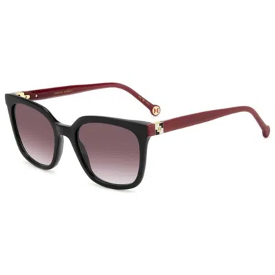 Carolina Herrera Logo-detail Square-frame Sunglasses In Multi