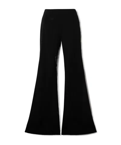 Carolina Herrera Wool Blend Flared Pants In Black