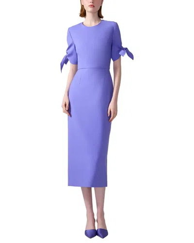CAROLINA HERRERA WOOL-BLEND MIDI DRESS