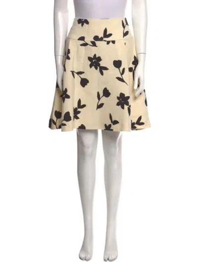Pre-owned Carolina Herrera Wool Knee-length Skirt