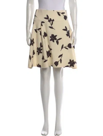 Pre-owned Carolina Herrera Wool Mini Skirt