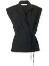 Carolina Herrera Wrap Top In 黑色