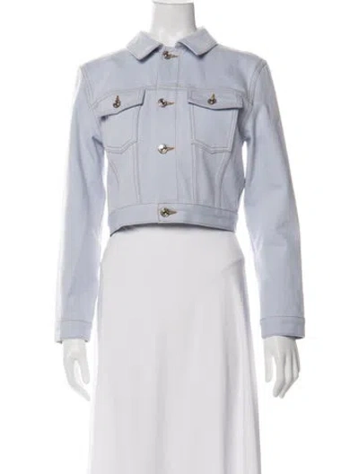 Pre-owned Carolina Herrera X Frame Denim Jacket In Blue
