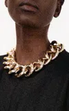 Carolina Herrera Xl Chain Necklace In Gold