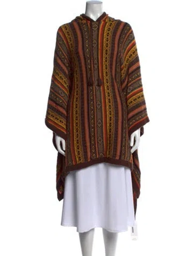 Pre-owned Carolina K Alpaca Patterned Sweater In Brown