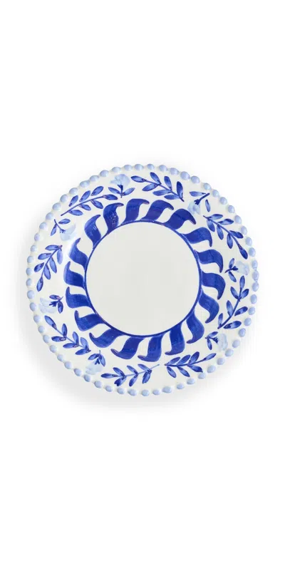Carolina K Appetizer Plate Blue