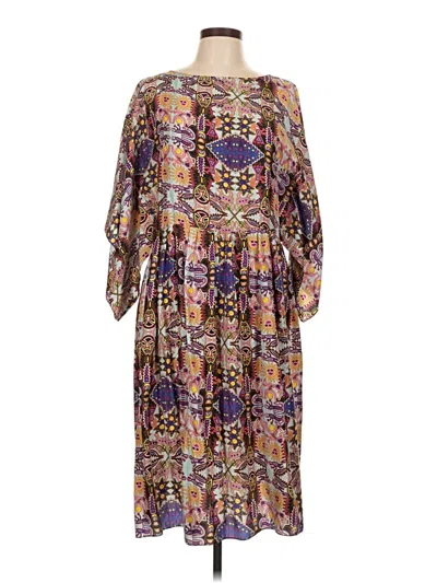 Pre-owned Carolina K Casual Dress In Brown