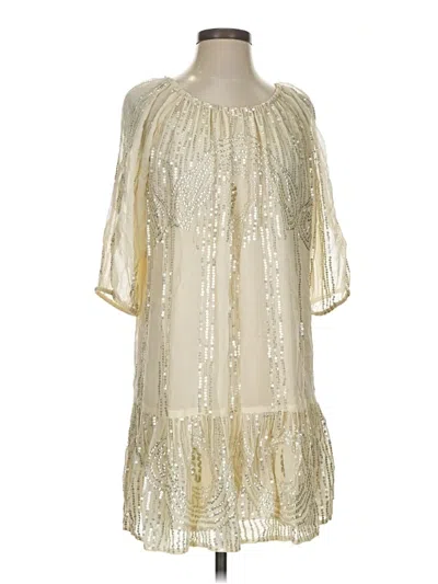 Pre-owned Carolina K Cocktail Dress In Gold