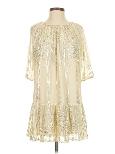 Pre-owned Carolina K Cocktail Dress In White