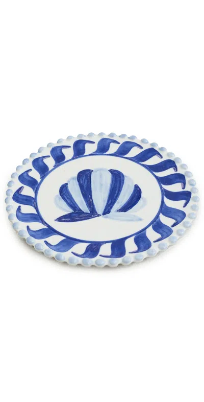Carolina K Dessert Plate Blue