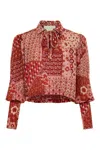 CAROLINA K ELIS BLOUSE IN MIX BOUQUET ROSE