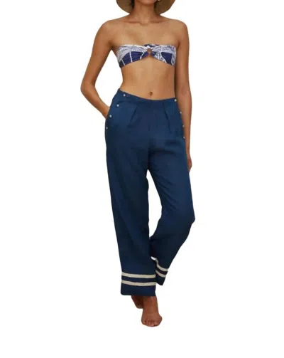 Carolina K Ios Pants In Navy In Blue