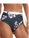 Carolina K Irina Bikini Bottom In Bold Flowers In Multi