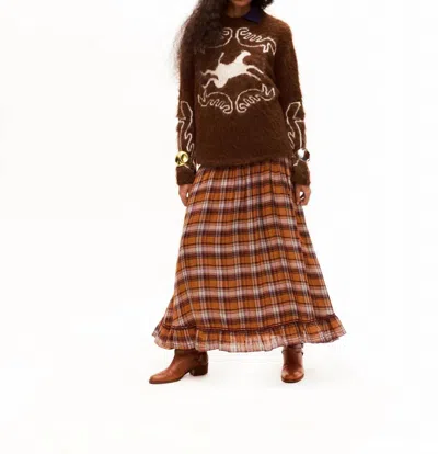 Carolina K Jinete Maxi Skirt In Brown