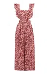 Carolina K Karen Jumpsuit In Rose Tan In Multi