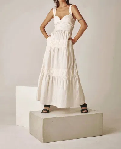 Carolina K Kuna Dress In Gardenia In White