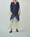 Carolina K Lena Kaftan In Navy In Blue