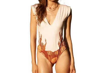 Carolina K Liset One Piece Swimsuit In Ocean Cream In Neutral