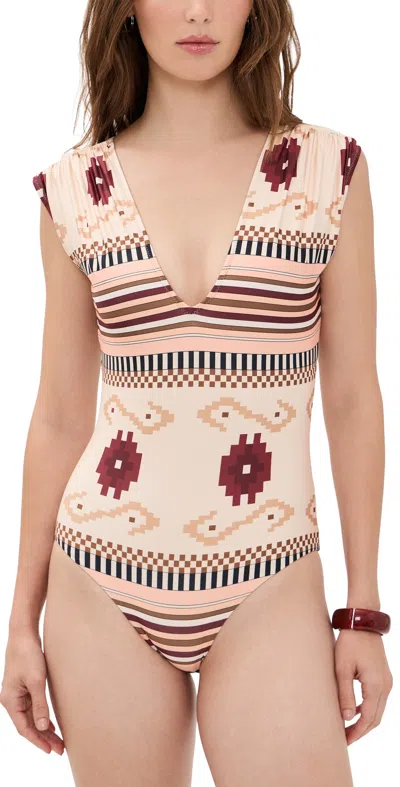 Carolina K Lisette One Piece Multi Chacana Brown
