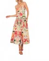 Carolina K Malla Midi Dress In Flamingos