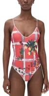 Carolina K Marietta One Piece Picnic Red In Multi