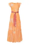 Carolina K Mila Maci Dress In Desert Animals Gold In Multi