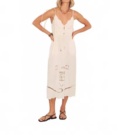 Carolina K Opera Dress In Ivory In Neutral