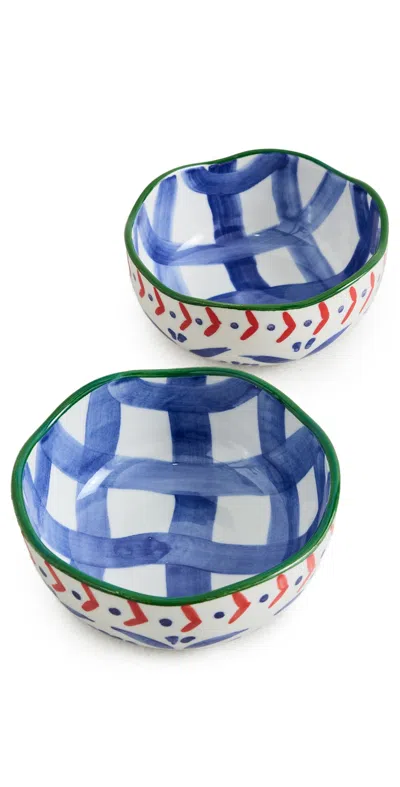 Carolina K Picnic Bowl Set Of Two Multi Picnic