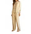 Carolina K Sam Wide Leg Pant In White In Neutral