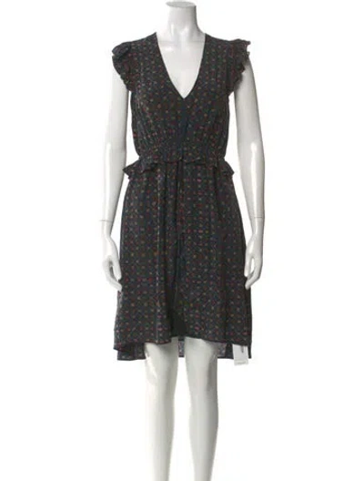 Pre-owned Carolina K Silk Knee-length Dress In Multi