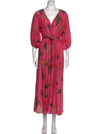Pre-owned Silk Long Dress In Pink from The RealReal