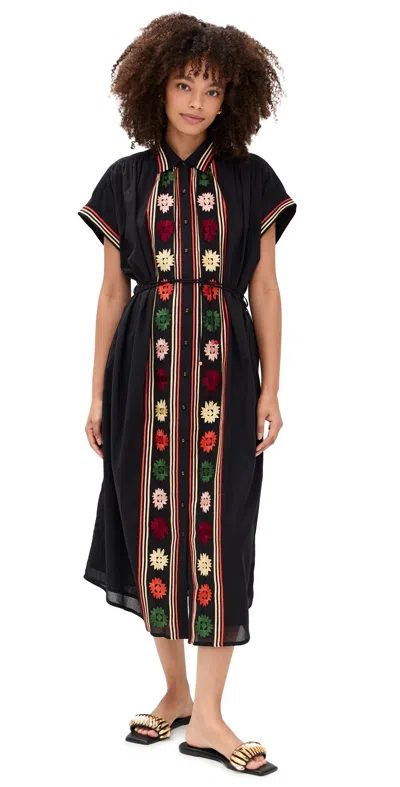 Carolina K Valerie Caftan Black