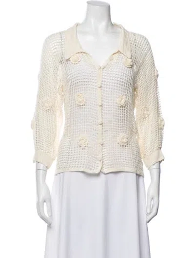 Pre-owned Carolina K Vintage Patterned Jacket In Neutrals