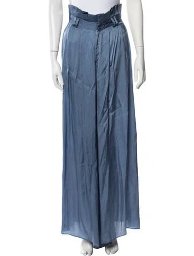 Pre-owned Carolina K Wide Leg Pants In Blue