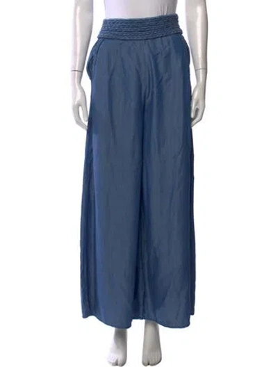 Pre-owned Carolina K Wide Leg Pants In Blue