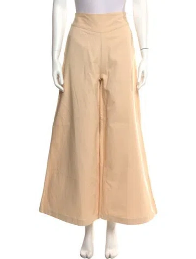 Pre-owned Carolina K Wide Leg Pants In Neutral