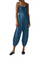 Carolina K Women's Balloon Jumpsuit In Tencel Denim In Blue