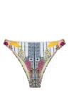 Carolina K Women's Cala Bikini Bottom In Floral Greek In Multi
