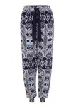 Carolina K Women's Genie Pants In Ikat Blue In Multi