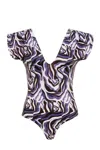 Carolina K Women's Lisette One Piece In Aeagan Sea In Multi
